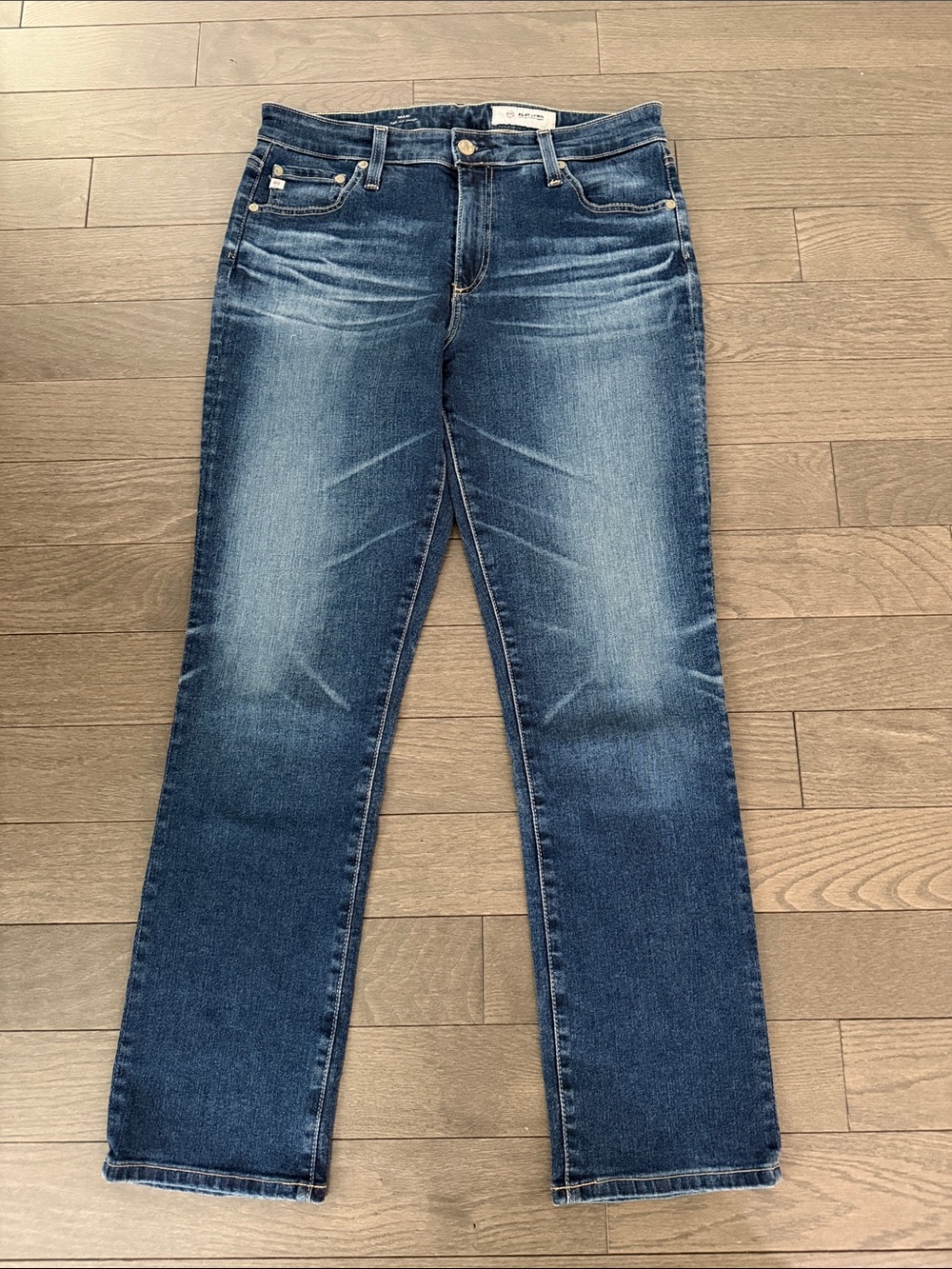 Ag Adriano Goldschmied Dark Blue Denim Jeans